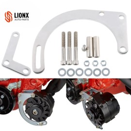 VEHITO Low Mount Alternator Bracket for 55-68 Chevy SBC Engine Short Water Pump 283 350