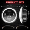 CHUSYYRAY 1973-1980 For International Harvester Scout II 2pc 7" Round