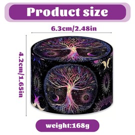 LAJUP Grinder 4-Piece Set with Pollen Scraper, Zinc Alloy Crusher, 40 mm Large Spice Mill, Full Colour Design, for Spices, Herbs, Pollen, Vanilla