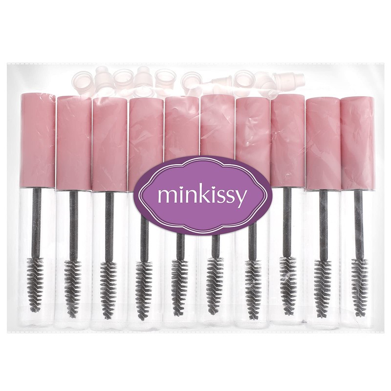 Minkissy 10PCS Mascara Empty Bottle Empty Mascara Tube with Eyelash