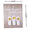 Fun Express Neutral Baby Shower Pickle Cards - 24 Pieces
