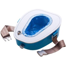 QIUR Portable Car Toilet/car Potty/Emergency Toilet/Vehicle Urine Bag- - Suitable for Outdoor Emergency, Camping and Sleeping, Car Travel,Traffic Jam (Blue)