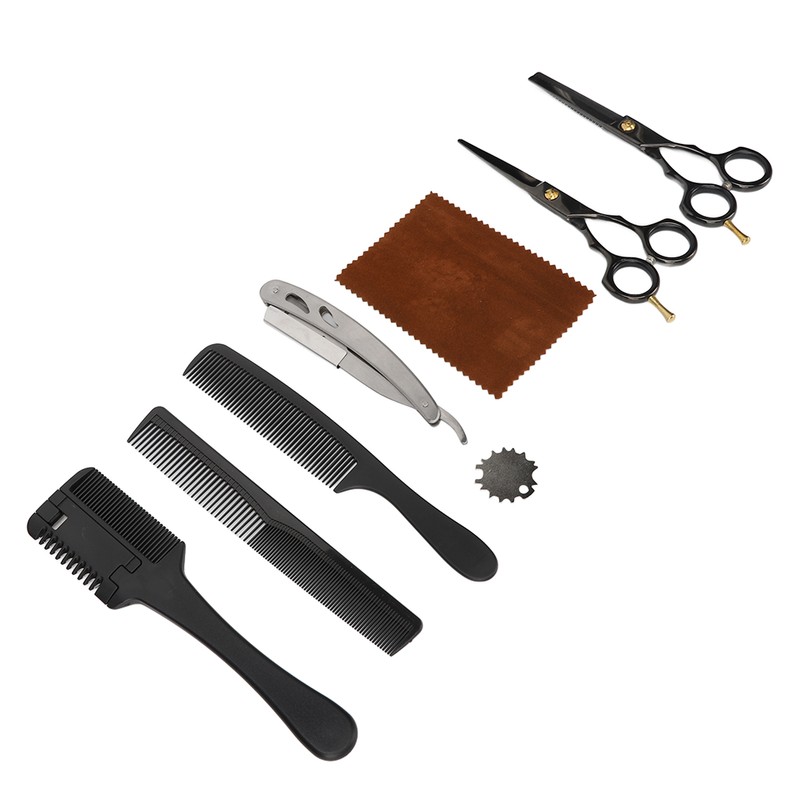 Hair Cutting Scissors Set Haircut Shears Comb Barber Scissors Tools