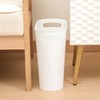 rejomiik Small Bathroom Trash Can, 3.5 Gallon Slim Garbage Can,