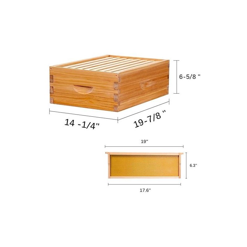 Beehive Box Langstroth Medium Super Bee Box for Sale Wax