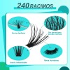 Kit Extensiones De Pestañas 30d+40d Curvatura D 9-16mm Mixta