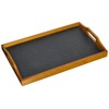 Creative Home Pine Wood and Slate Insert Rectangular Serving Tray