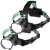 2PCS Bright LED Headlamp High Lumens Induction Function, 7 Modes