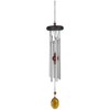 Woodstock Windspiel Chakra Chime, Silber, 46,9 cm