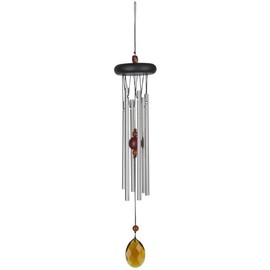 Woodstock Windspiel Chakra Chime, Silber, 46,9 cm