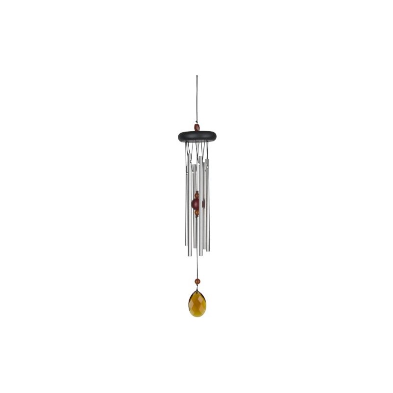 Woodstock Windspiel Chakra Chime, Silber, 46,9 cm
