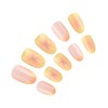 24PCS Yellow Flower 3D Press on Nails - Summer Jelly