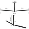 TRUSOON Double Kayak/Ladder Ceiling Storage Rack, Hi Port 2 Ladder