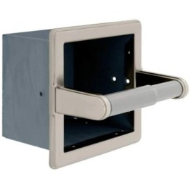 Franklin Brass 972SN Recessed Extra Roll Paper Holder Satin Nickel Finish