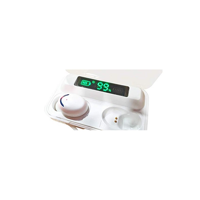 Wireless Earbuds, Headphones Noise Cancelling Mini Charging Case, Built-in Mic