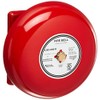 Edwards-Signaling Fire Bell, Red, 6 In.