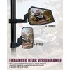 Aluminum UTV Side Mirrors Fits 1.75"-2" Roll Cage Bar America
