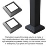Aluminum Split Post Base Cover, 2 Pack Deck Post Base