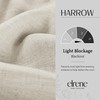Elrene Home Fashions Harrow Solid Texture Blackout Single Window Curtain