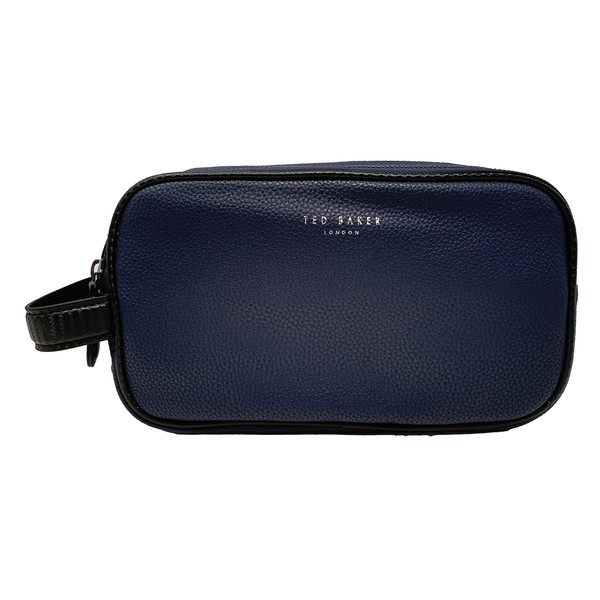 Ted Baker Criss Double Zip Wash Toiletry Bag in Blue