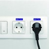 120 Pcs GFCI Protected Outlet Receptacle Plates Label Sticker 0.27×0.95