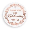 Thank You Gift Tags, Round Circle Gift Tag, 30 Pack,