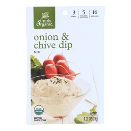 UD_Simply Organic Mixed Spices & Seasonings Case of 12-1 Oz Onion & Chive Dip Mix