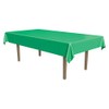 Beistle 54-Inch by 108-Inch Rectangular Tablecover, Green