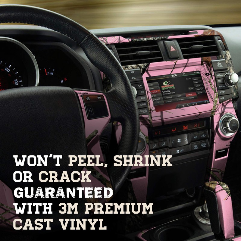 Mossy Oak Graphics Interior Auto Dash Kit, Easy to Install,