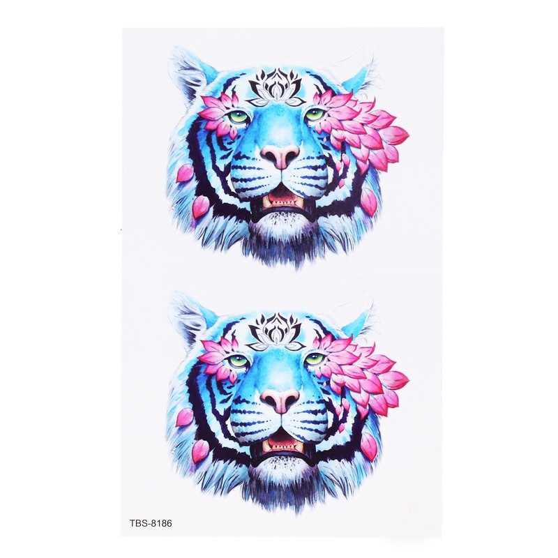 8 Sheets Full Sleeve Temporary Tattoos Stickers Watrproof 8 Sheets