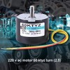 50KTYZ AC 220V 10W 0.5A Small Electric Low Speed Permanent