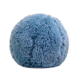 bLwhzfi 15.7" Plush Ball Pillow Fluffy Durable Stuffed Round Ball Throw Pillow Ball Sports,Home Decoration Pillow Living Room Sofa Home Textile Cushion (Blue)