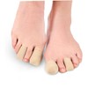 LALAFINA Toe Sleeves Gel Lining Toe Protective Covers for Sports