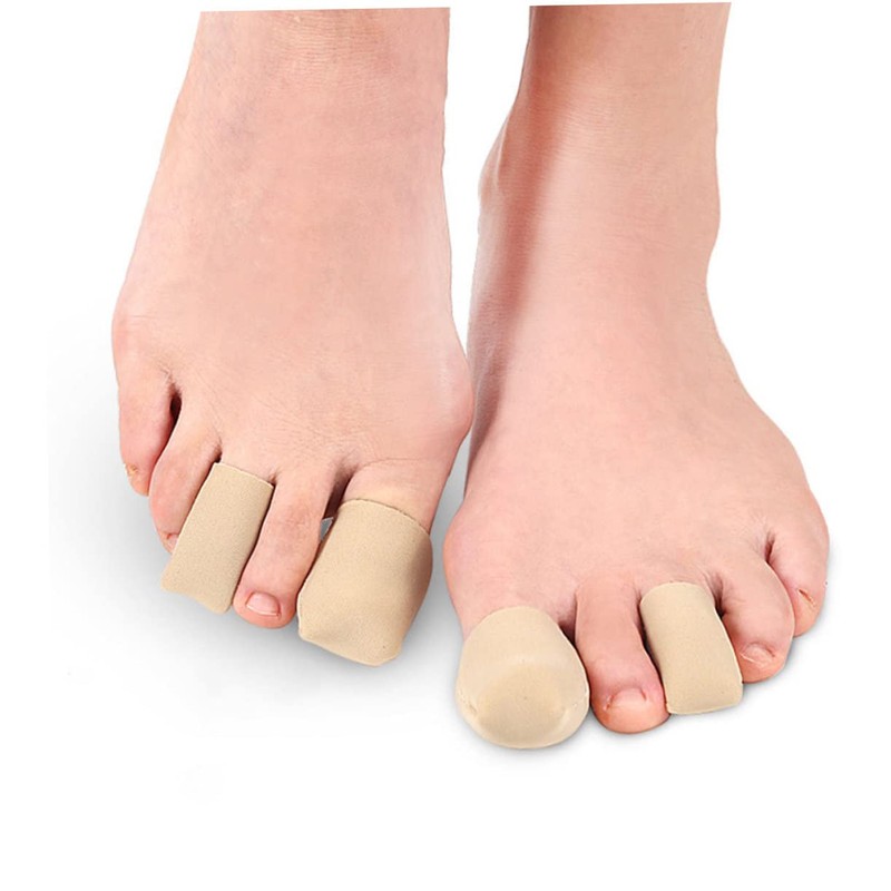 LALAFINA Toe Sleeves Gel Lining Toe Protective Covers for Sports