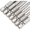 Yakamoz Screwdriver Bits Set, 2 Set of 7Pcs 1/4" Hex