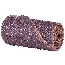 Merit Abrasive Cartridge Roll, Aluminum Oxide, 1/8" Arbor, Roll 1/2" Diameter x 1-1/2" Length, Grit 60 (Pack of 100)
