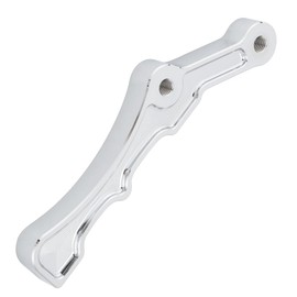 KACEPAR Front Mount Clip, Radial Front Brake Caliper Mount, Compatible with Harley Most Radialmount Calipers, 11.5 11.8 Style Rotors - Chrome