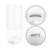 Disposable Paper/Plastic Cup Dispenser Holder Adjustable 40-50Pcs Cups Container with