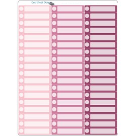 To Do Planner Stickers / 54 Write In Smudge Proof Vinyl Stickers (1.5”) / Checklist Todo Chores/Essential Productivity Life/Bullet Bujo Journal/Appointments/Color Coding