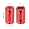 sourcing map Shaft Coupling Connector 4 mm to 8 mm