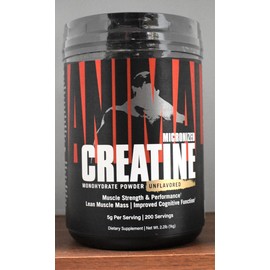 Animal Micronized Creatine Monohydrate Powder 1KG 2.2lb 1000g 200 Servings