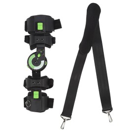 Adjustable Hinged Elbow Brace with Strap Sling Rehabilitation Support Corrective Orthosis Post Op Arm Splint Left Hand