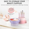 senbowe 3 in 1 Makeup Brush Cleaner Mat, Silicone Makeup
