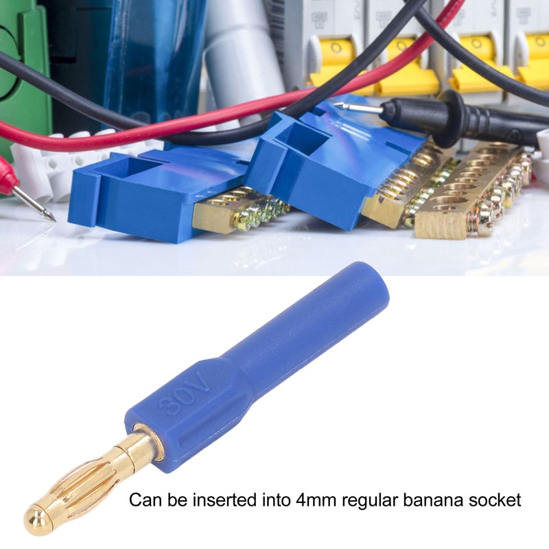 10Pcs Banana Plug 4.0mm Male to 2mm Female Connector 30V