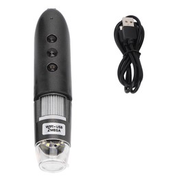 200X Magnification Skin Hair Scalp Detector 2MP Wifi USB High Definition Digital Microscope Skin Analyser Silver Gray