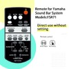 Replacement Remote Control for Yamaha FSR71 ZK72120 Sound Bar System