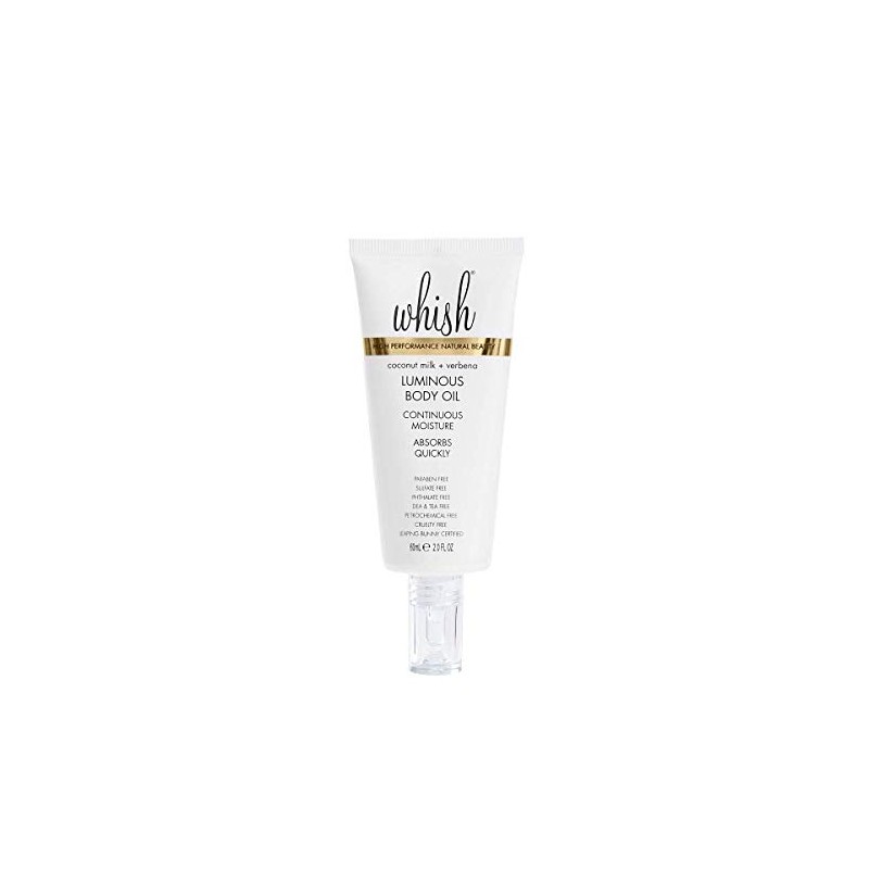Whish Beauty Leche de coco + aceite corporal luminoso Verbena