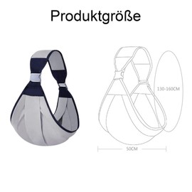 Baby Sling Baby Carrier, Baby Newborn Baby Sling Newborn Baby Sling Adjustable Buckles Baby Carrier, Soft and Breathable Sling for Baby Carrier Toddlers up to 20 kg