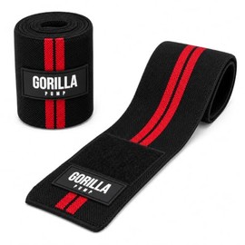 Cintas Rodilleras Gorilla Pump, Rojo, 180 cm                                                                                                          
