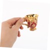 KICHOUSE Medieval Decor Goblet Sturdy Brass Cups Set Perfect for